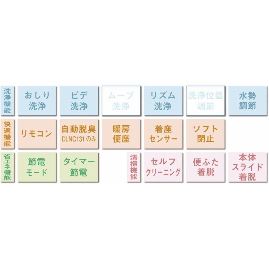 アサヒ衛陶 DLNC131-LI 温水洗浄便座 サンウォッシュ リモコンタイプ
