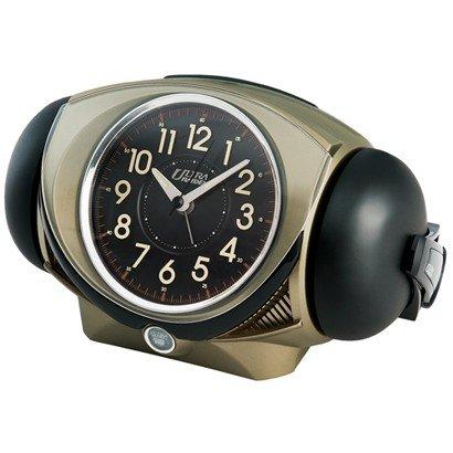 セイコークロック SEIKO CLOCK NR441N PYXIS ULTRA RAIDEN 大迫力目ざまし時計 オリーブメタリック 新品 送料無料 | SEIKO