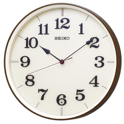 セイコータイムクリエーション KX221B 電波掛時計 濃茶 新品 送料無料 | SEIKO