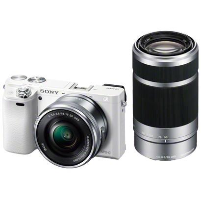 ソニー ILCE-6000Y W α6000 ダブルズームレンズキット ホワイト 新品 送料無料 | SONY