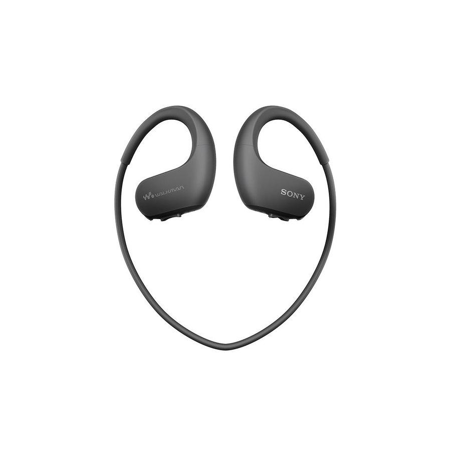 SONY ソニー ヘッドホン一体型ウォークマン Wシリーズ スポーツ用 8GB NW-WS414-B ブラック 新品 送料無料 | WALKMAN