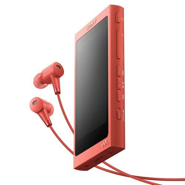 ソニー SONY NW-A45HN R ポータブルオーディオプレーヤー Walkman ウォークマン A40シリーズ 16GB 専用ヘッドホン付 トワイライトレッド 新品 送料無料 | SONY