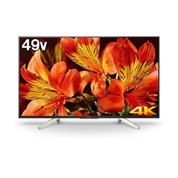 ソニー SONY KJ-49X8500F B BRAVIA 49型 地上・BS・110度CS 液晶テレビ 4K対応 X8500Fシリーズ ブラック 新品 送料無料 | BRAVIA