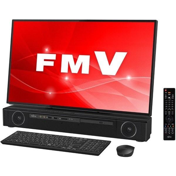 富士通 FUJITSU FMVF90C3B デスクトップパソコン 27型ワイド Corei7 メモリ8GB HDD3TB 16GB Blu-ray Win10 Office2016 オーシャンブラック 新品 送料無料 | 富士通