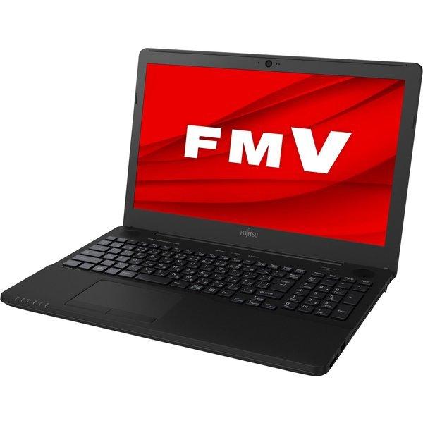 富士通 FMVA43D3BP  LIFEBOOK AHシリーズ 15.6型ワイド Ryzen3 2300U メモリ8GB SSD256GB Windows 10 Office シャイニーブラック 新品 送料無料 | FMV