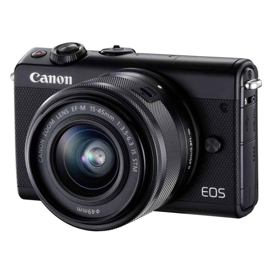 Canon EOS M100 ミラーレス一眼カメラ EF-M15-45 IS STM レンズキット ブラック 新品 送料無料 | EOS M