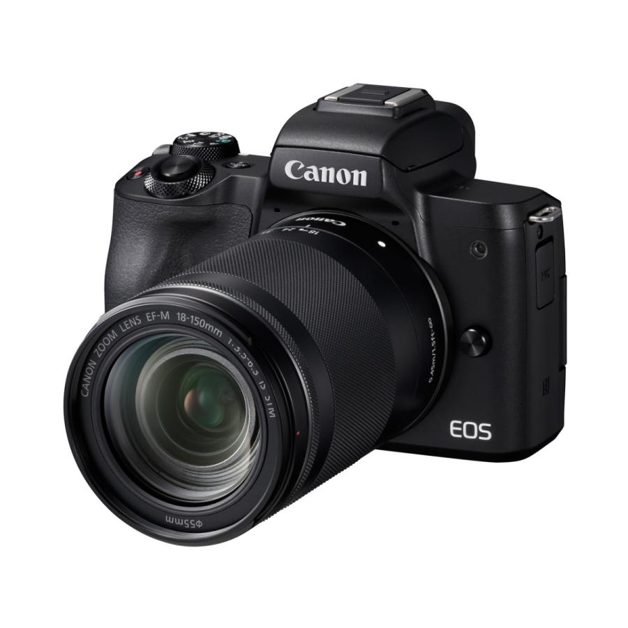 キヤノン EOS Kiss M EF-M18-150 IS STM レンズキット ブラック ボディ+交換レンズ EF-M18-150mm F3.5-6.3 IS STM 新品 送料無料 | EOS