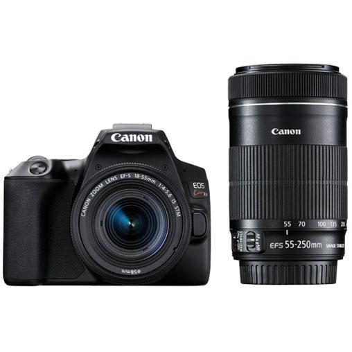 EOS Kiss キヤノン CANON X10 ダブルズームキット ブラック デジタル