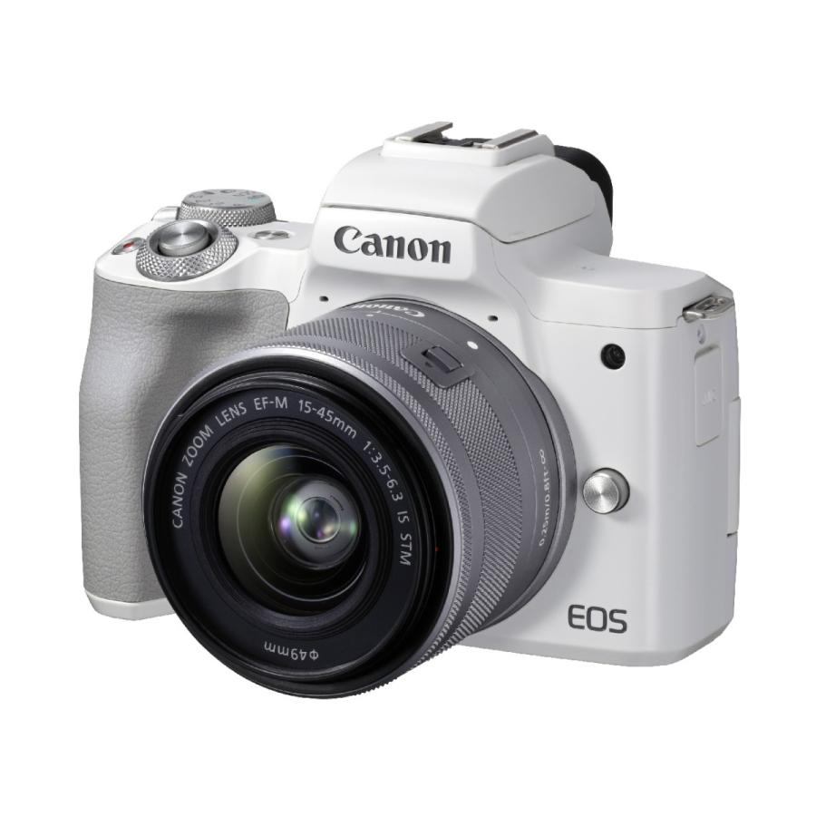 EOS キヤノン Canon Kiss M2 ダブルズームキット ホワイト 新品 送料 