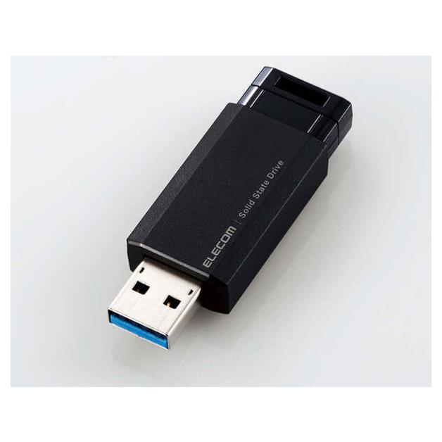 エレコム ESD-EPK0250GBK 外付けSSD スティック型 ESD-EPKシリーズ 250GB USB 3.2 Gen 2対応 超小型 ノック式 USBメモリサイズ ブラック 新品 送料無料 | ELECOM