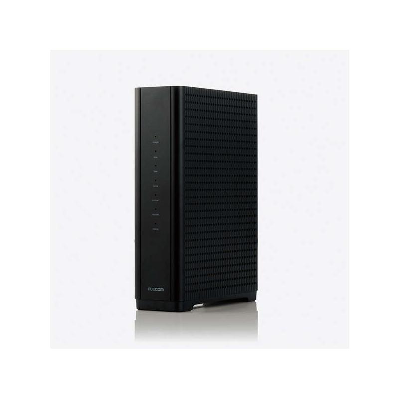 エレコム WRC-BE94XS-B WiFi 無線LAN ルーター 親機 WiFi7 11be 5765＋2882＋688Mbps IPv6 有線 10Gbps 中継器モード搭載 ブラック 新品 送料無料 | ELECOM