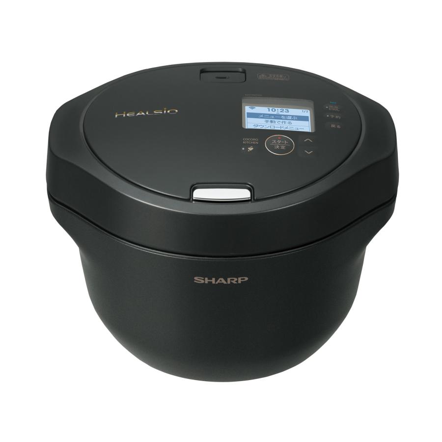 ヘルシオ ホットクック シャープ KN-HW24G-B 水なし自動調理鍋 2.4L 