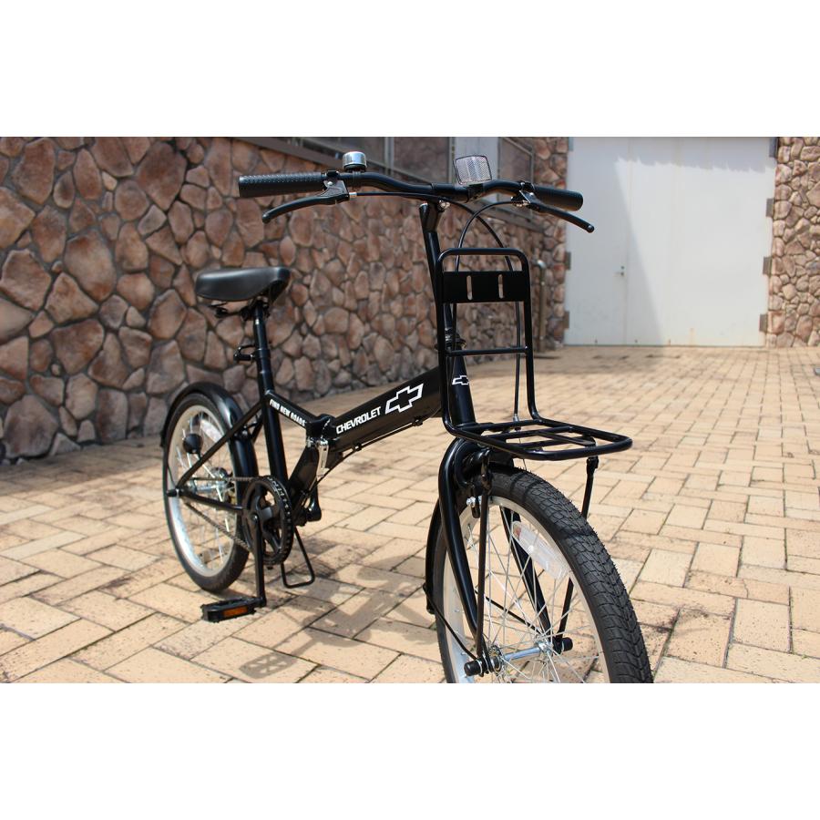 ミムゴ MG-CV20L CHEVROLET 20インチ 折り畳み自転車 マットブラック 新品 送料無料 メーカー倉庫より直送 | ミムゴ | 12