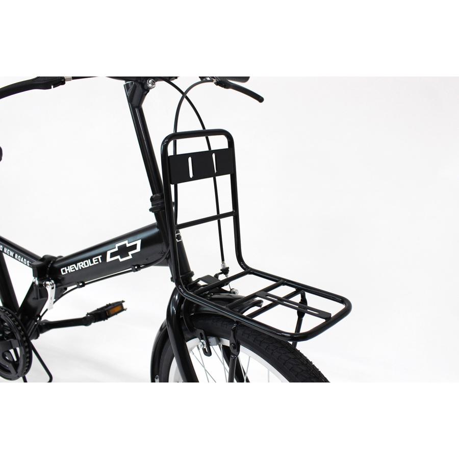 ミムゴ MG-CV20L CHEVROLET 20インチ 折り畳み自転車 マットブラック 新品 送料無料 メーカー倉庫より直送 | ミムゴ | 01
