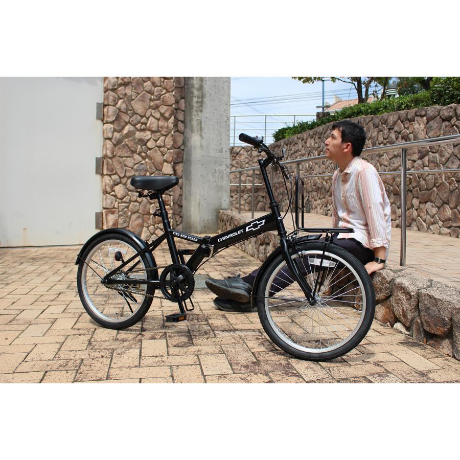 ミムゴ MG-CV20L CHEVROLET 20インチ 折り畳み自転車 マットブラック 新品 送料無料 メーカー倉庫より直送 | ミムゴ | 09