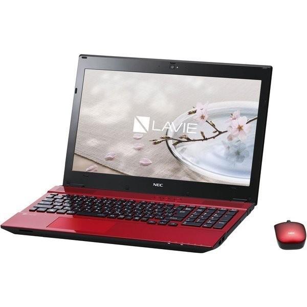 NEC 15.6インチ ノートPC LAVIE Note Standard NS350/GAR Windows10 office Core i3搭載 PC-NS350GAR クリスタルレッド 新品 送料無料 | LaVie