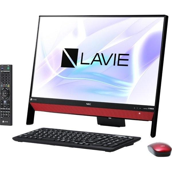 NEC PC-DA370HAR LAVIE DA370 23.8型デスクトップPC HDD 1TB Windows 10office Personal Premium プラス Office 365 レッド 新品 送料無料 | LaVie