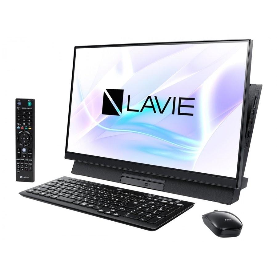 NEC エヌイーシー LAVIE Desk All-in-one PC-DA370MAB 23.8型 Celeron メモリ4GB HDD1TB Windows10 Office付 ブラック 新品 送料無料 | LaVie