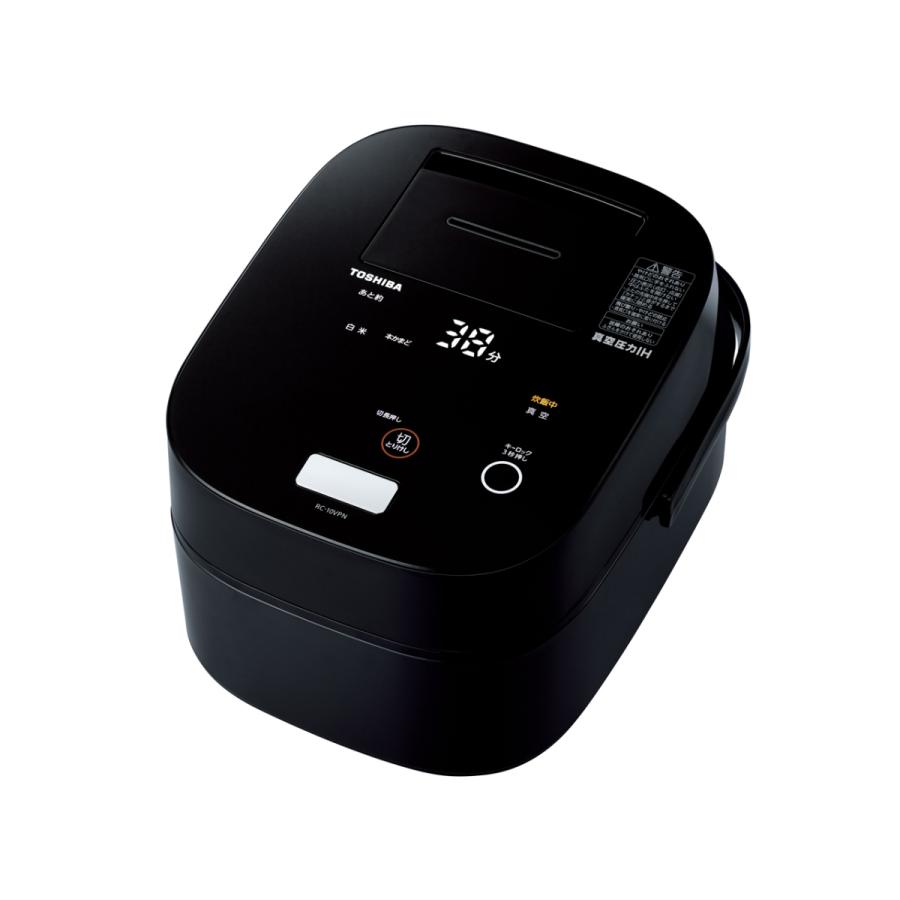 真空圧力炊き 東芝 RC-10VPN K 真空圧力IH炊飯器 合わせ炊き 備長炭 