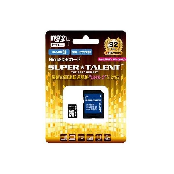 SUPER TALENT スーパータレント microSDカード microSDHCカード ST32MSU1P 32GB 新品 送料無料 | SUPER TALENT