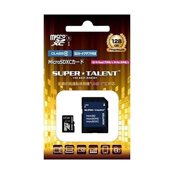 SUPER TALENT スーパータレント microSDカード microSDXCカード ST28MSU1P 128GB 新品 送料無料 | SUPER TALENT