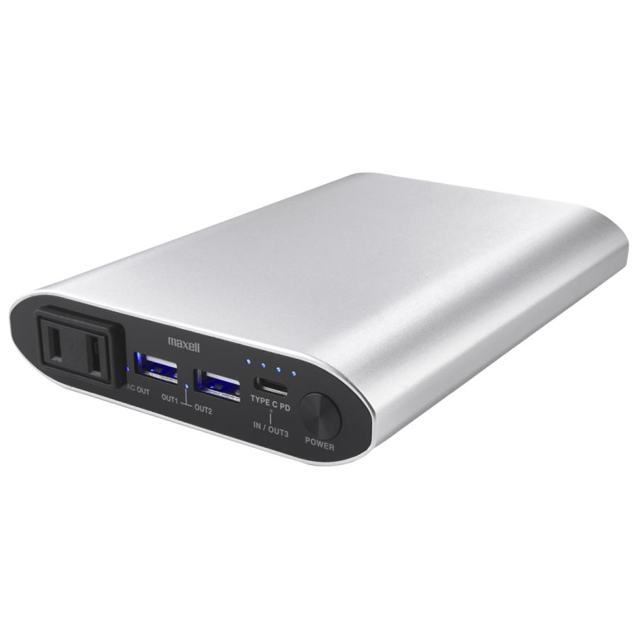 新品 maxell マクセル モバイルバッテリー 大容量 22800mAh MPC-CAC22800ACコンセント付き大容量モバイルバッテリー｜大容量