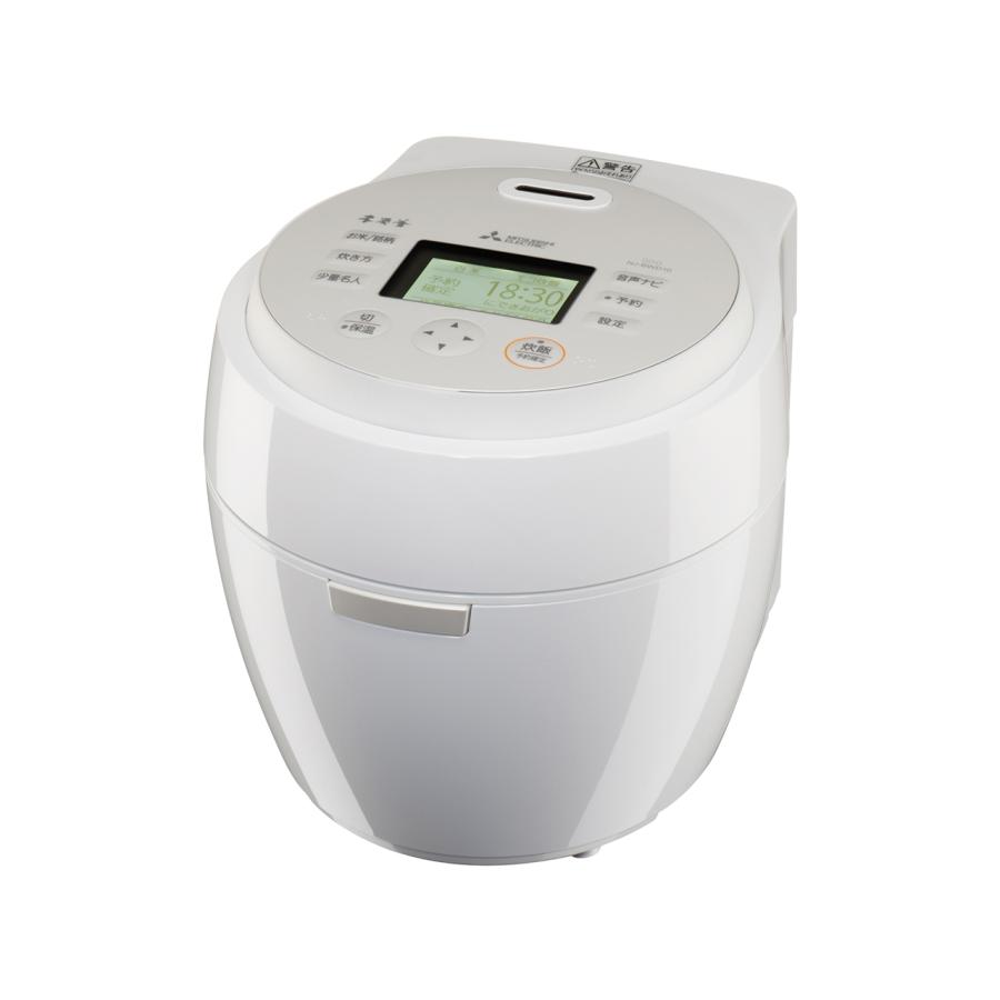 三菱電機 NJ-BWD10-W IHジャー炊飯器 5.5合炊き 本炭釜 紬 月白 新品 