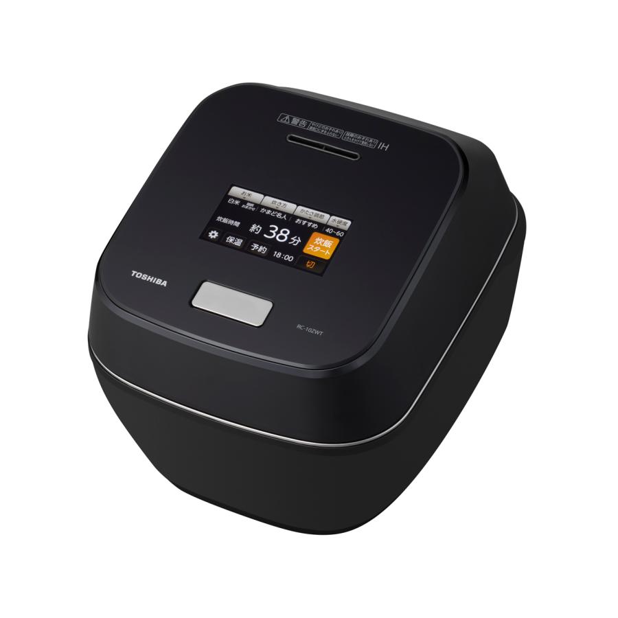 東芝 RC-10ZWT (K) 真空圧力IH炊飯器 炎匠炊き 5.5合炊き グラン