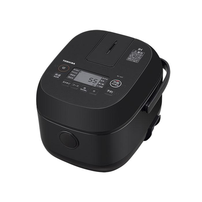 東芝 RC-5XT(K) IH炊飯器 備長炭ダイヤモンド釜 3合炊き ブラック 新品 送料無料 | TOSHIBA