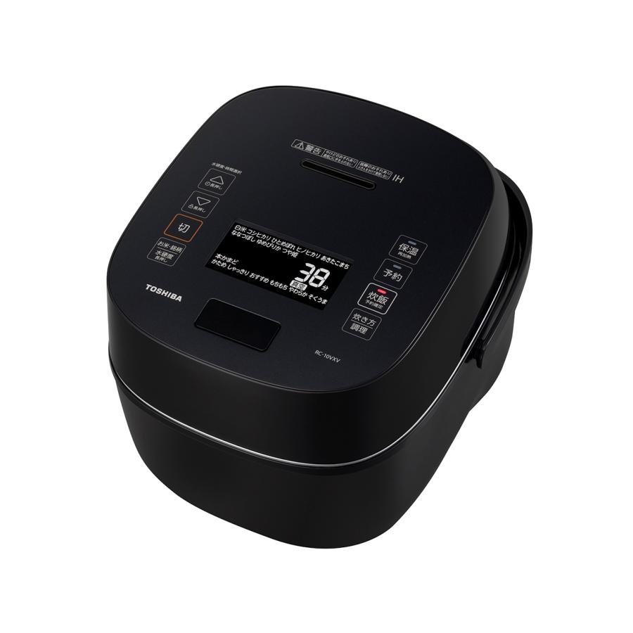 TOSHIBA 東芝 RC-10VXV K 真空圧力IH炊飯器 炎匠炊き 備長炭