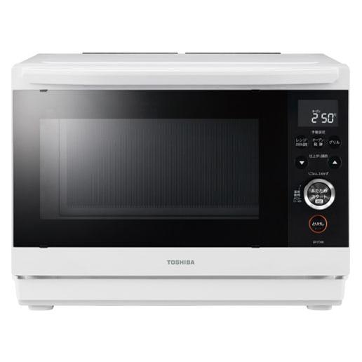 東芝 ER-YD80(W) スチームオーブンレンジ 石釜ドーム 26L 角皿式スチーム ホワイト 新品 送料無料 | TOSHIBA