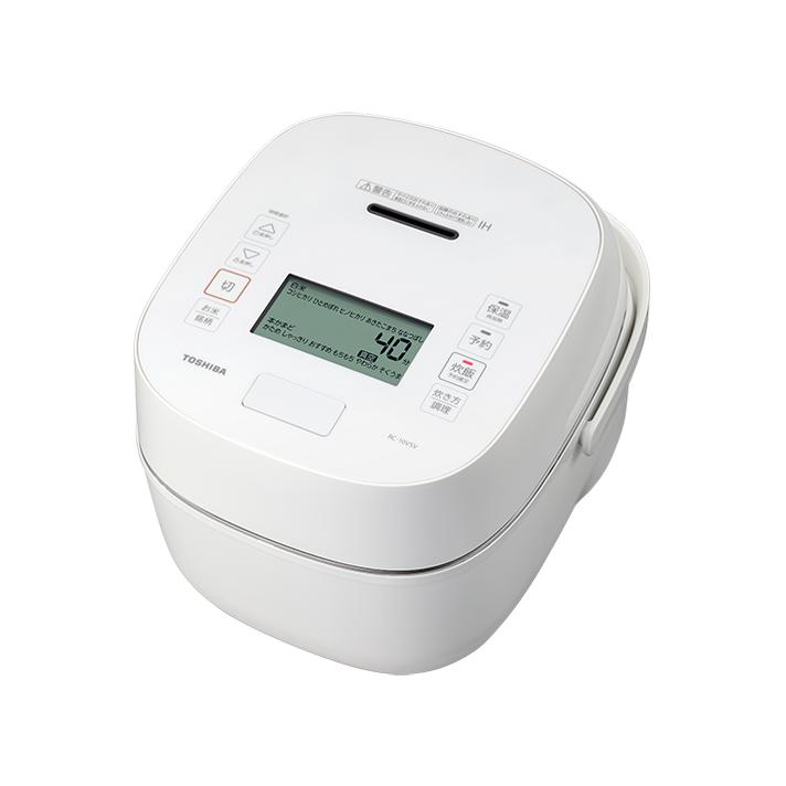 東芝 RC-18VSV-W 真空圧力IH炊飯器 炎匠炊き 銅かまど丸釜 1升炊き グランホワイト 新品 送料無料 | TOSHIBA