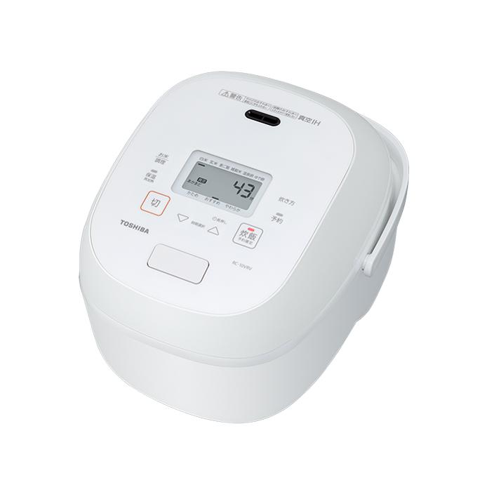 東芝 RC-18VRV W 真空IH炊飯器 炎匠炊き 銅かまど丸釜 1升炊き グランホワイト 新品 送料無料 | TOSHIBA