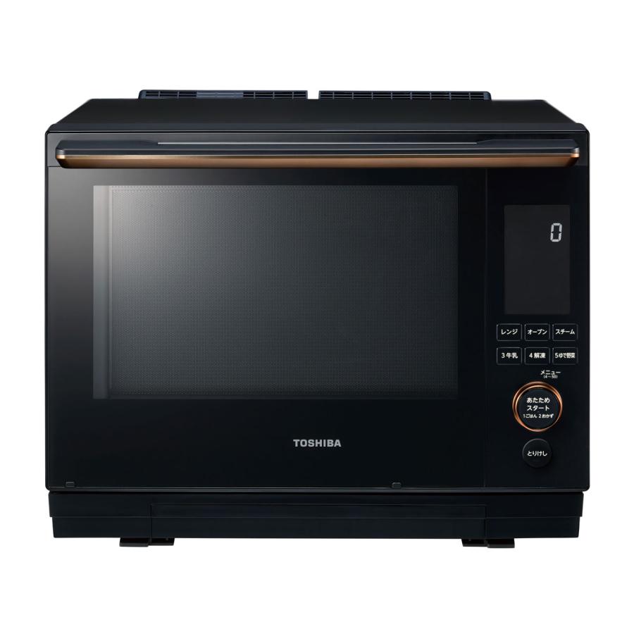 東芝 ER-D5000A-K 石窯ドーム 過熱水蒸気オーブンレンジ 30L 石窯おまかせ焼き グランブラック 新品 送料無料 | TOSHIBA