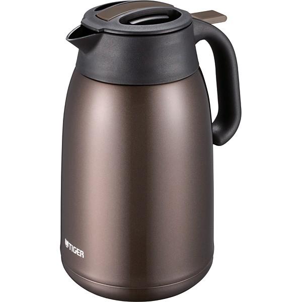 タイガー PWM-B160TV ステンレスポット プッシュレバータイプ 保温・保冷 1.6L ブラウン 新品 送料無料 | タイガー