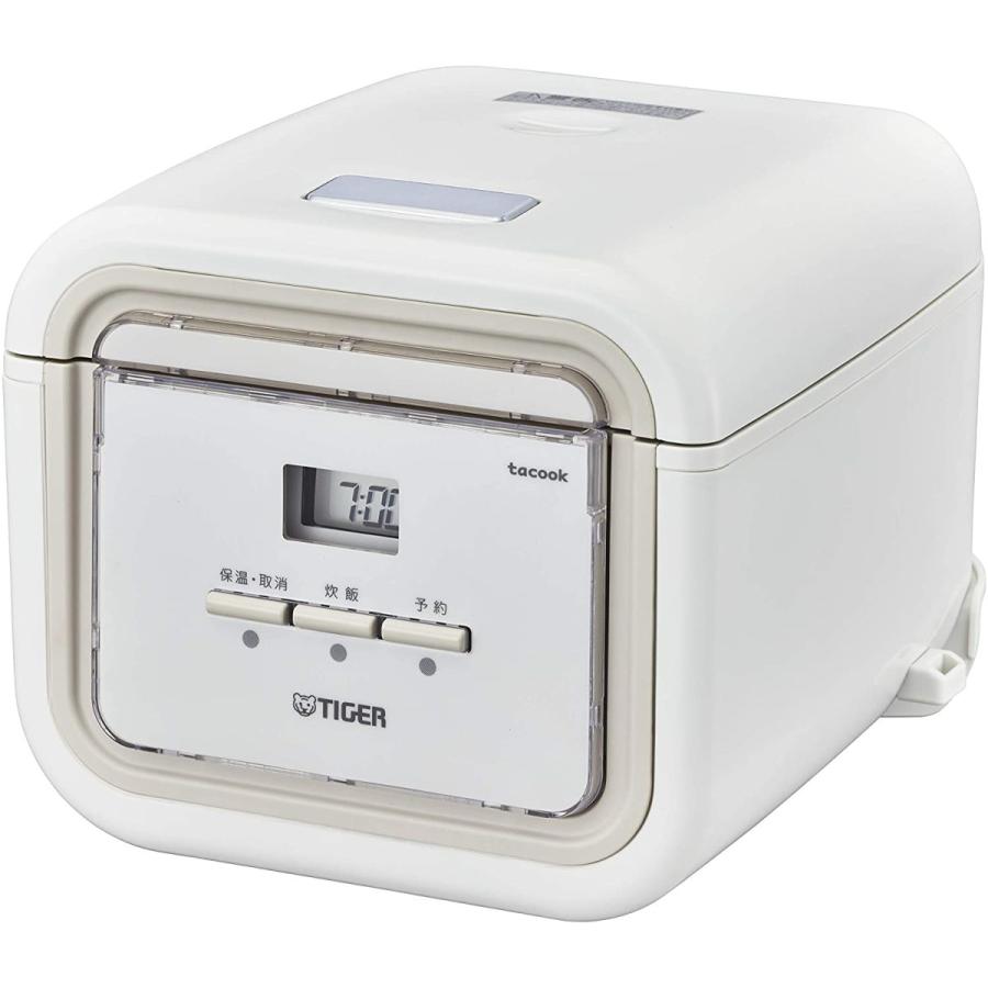 タイガー JAJ-G550-WN マイコン炊飯ジャー 炊きたて tacook 3合炊き ナチュラルホワイト 新品 送料無料 | tacook