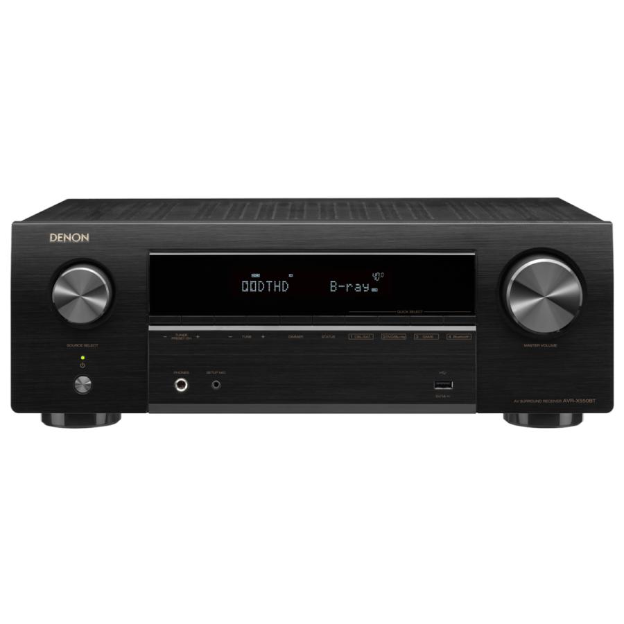 DENON AVR-X550BT K 5.2ch AVサラウンドレシーバー 新品 送料無料 | DENON