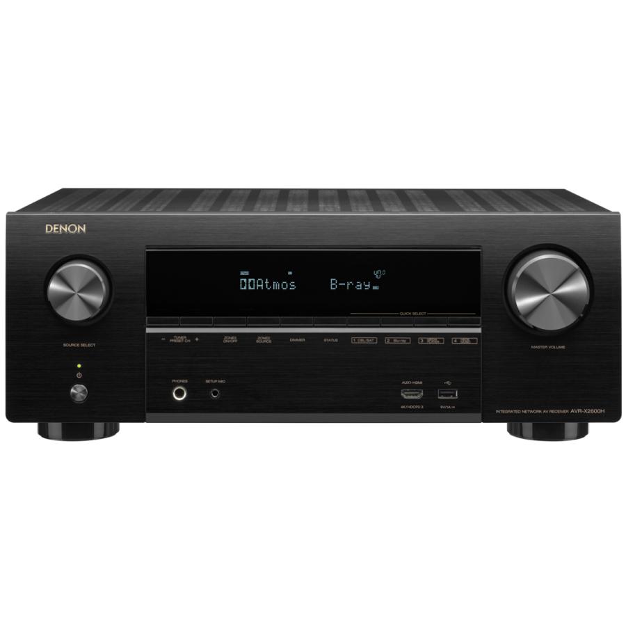 DENON（デノン） AVR-X2600H 7.2ch AVサラウンドレシーバー ブラック 
