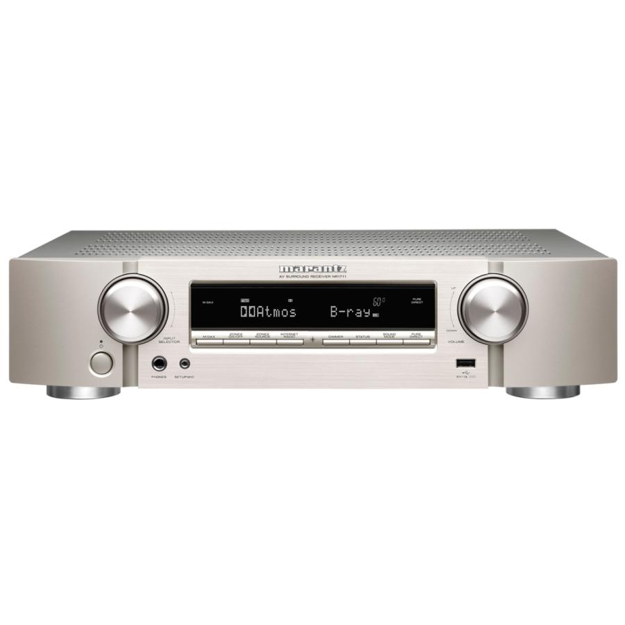Marantz（マランツ） NR1711 FN スリムデザインAVサラウンドレシーバー 