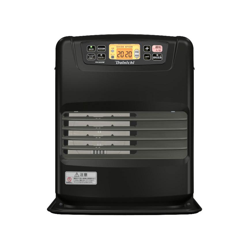 ダイニチ FW-3222NE-K 石油ファンヒーター NEタイプ 暖房能力最大3.2kW 木造9畳/コンクリート12畳 タンク5L チャコールブラック 新品 送料無料 | ダイニチ