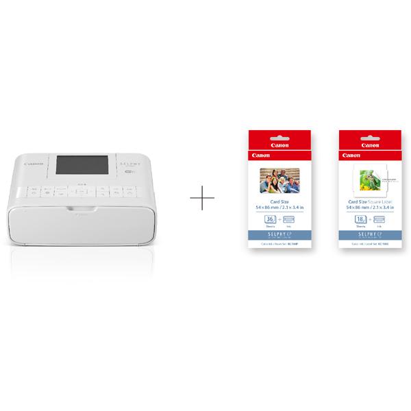 Canon SELPHY CP1300CARDPRINTKIT(WH) コンパクトフォトプリンター カードプリントキット ホワイト 新品 送料無料 | SELPHY | 01