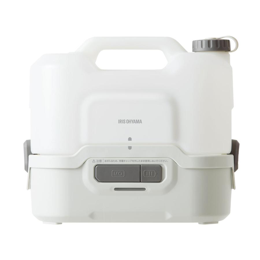 アイリスオーヤマ JPW-T81-W/H 充電式 ポータブルウォッシャー ホワイト/グレー 新品 送料無料 | IRIS OHYAMA