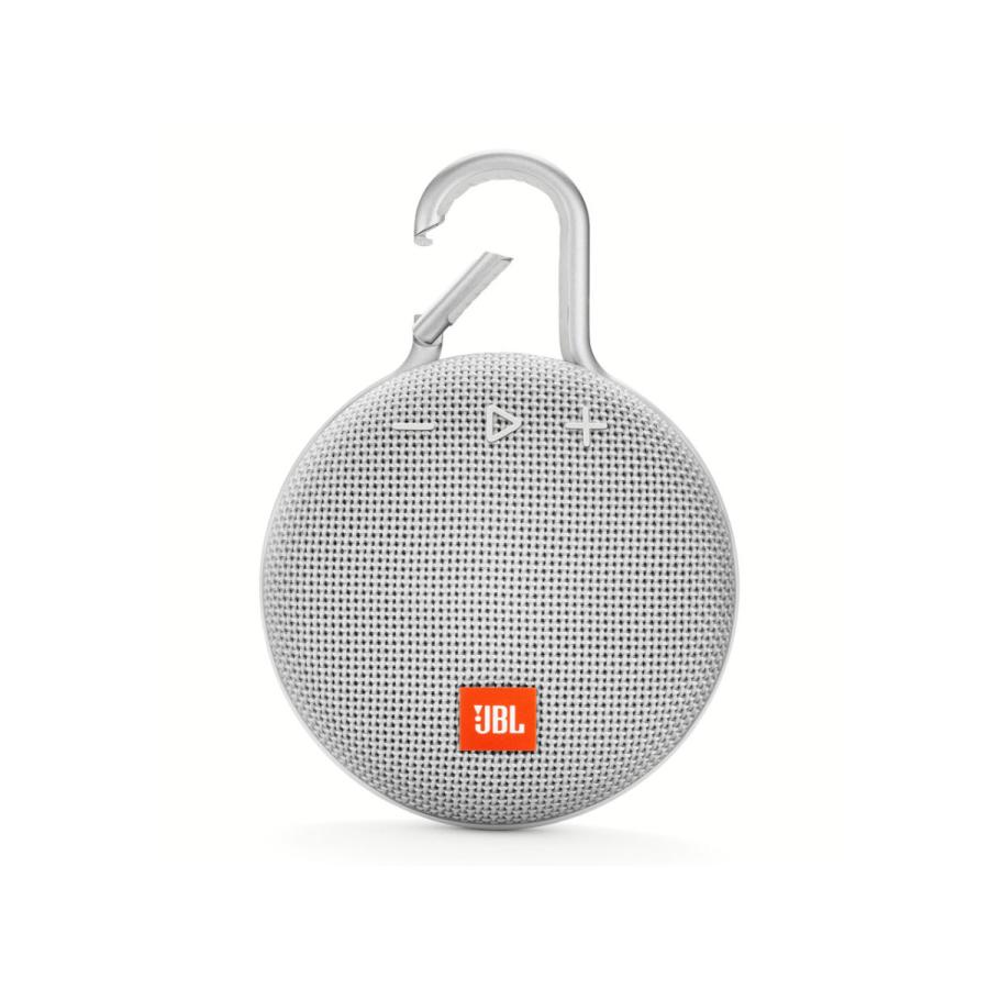 JBL CLIP3 Bluetoothスピーカー IPX7防水 パッシブラジエーター搭載 ポータブル カラビナ付 ホワイト 新品 送料無料 | JBL