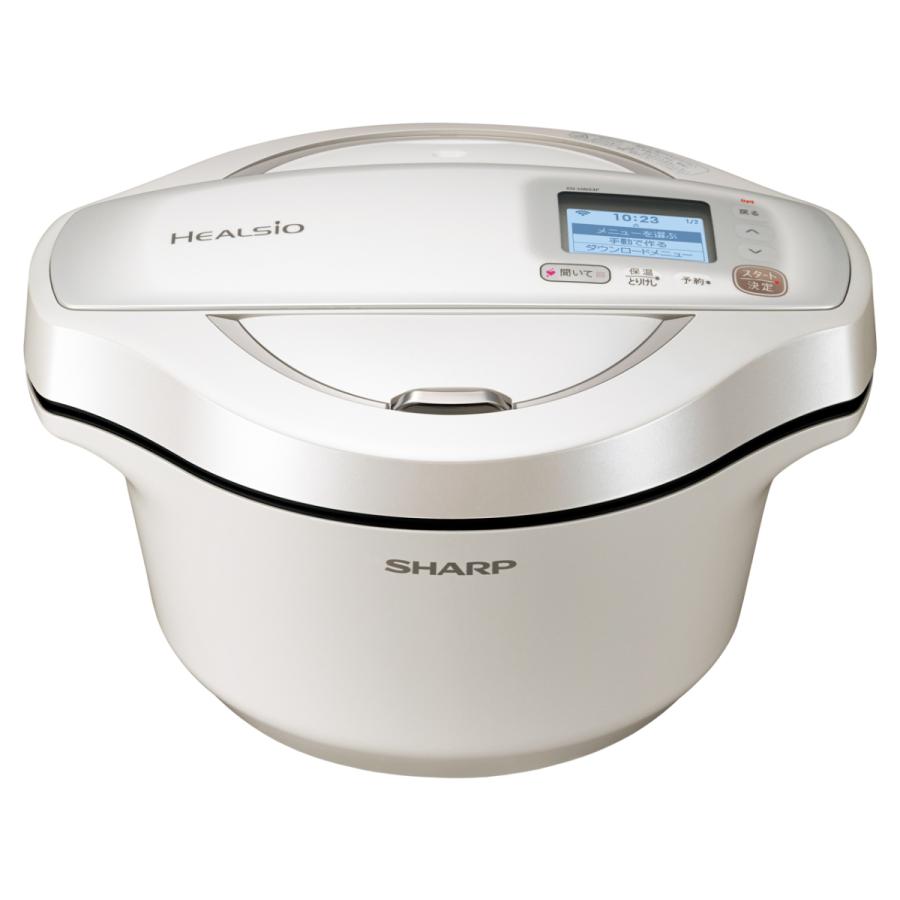 シャープ KN-HW24F-W 水なし自動調理鍋 HEALSIOホットクック 2.4L ホワイト系 新品 送料無料 | ヘルシオ