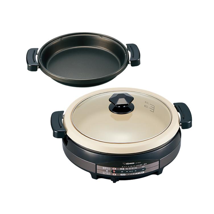 あじまる 象印 ZOJIRUSHI EP-RD20-TA グリルなべ 1台2役 大型タイプ