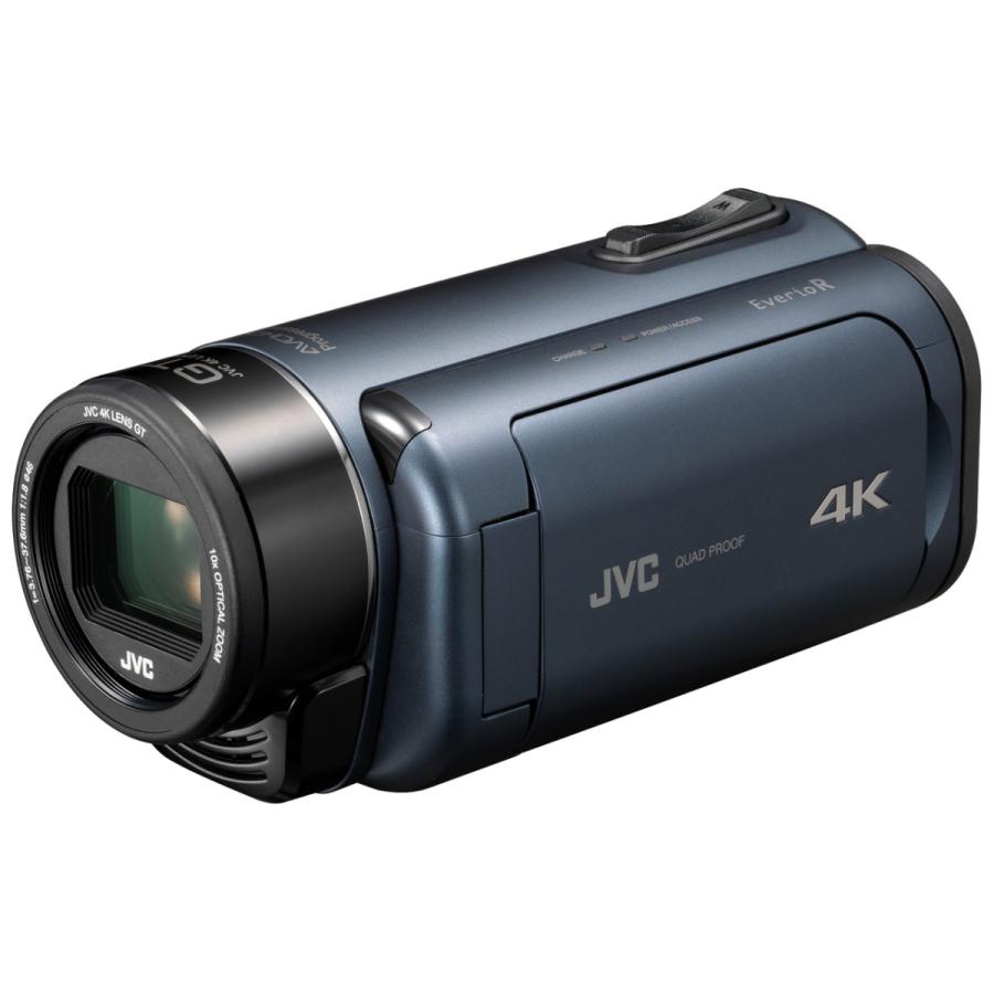 JVC GZ-RY980-A Everio R 4Kメモリービデオカメラ ディープオーシャンブルー 新品 送料無料 | Everio R