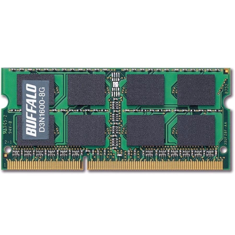 バッファロー D3N1600-8G ノートパソコン用メモリ DDR3 PC3-12800 204Pin S.O.DIMM 8GB 新品 送料無料 | BUFFALO