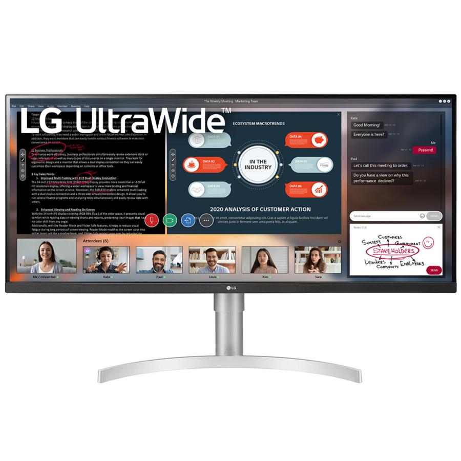 LGエレクトロニクス 34WN650-W 34型 HDR対応21:9 ウルトラワイド 