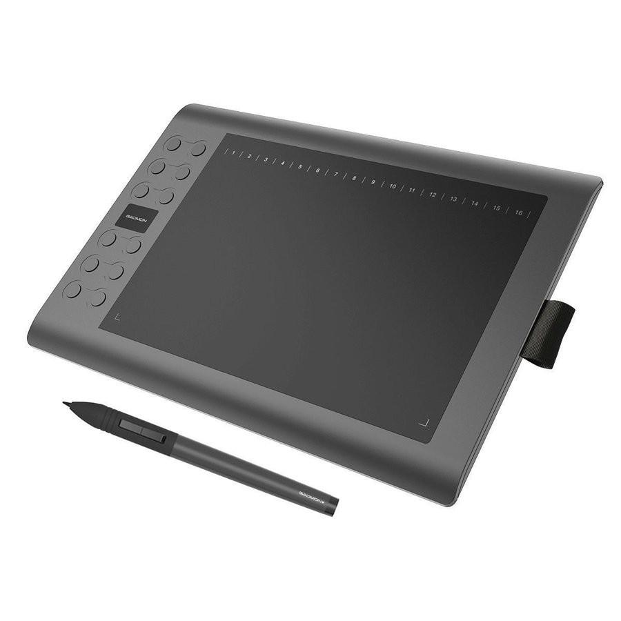 GAOMON Windows MAC両対応 10 x 6インチ ペンタブレット M106K 充電式 