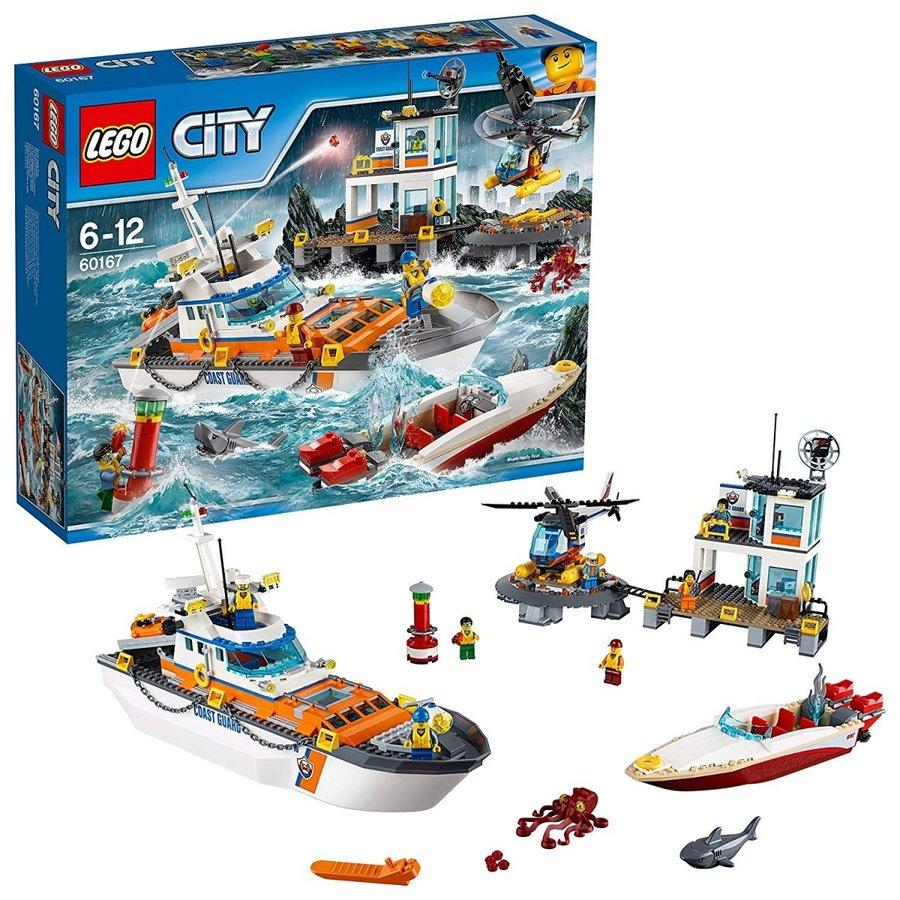 レゴ LEGO シティ 海上レスキュー隊と司令基地 60167 新品 送料無料 | LEGO